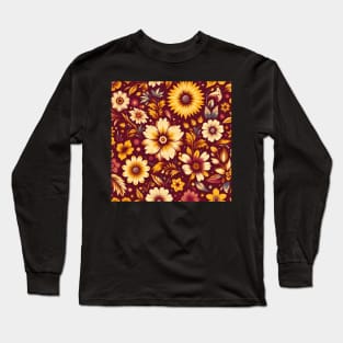 Yellow Flowers Long Sleeve T-Shirt